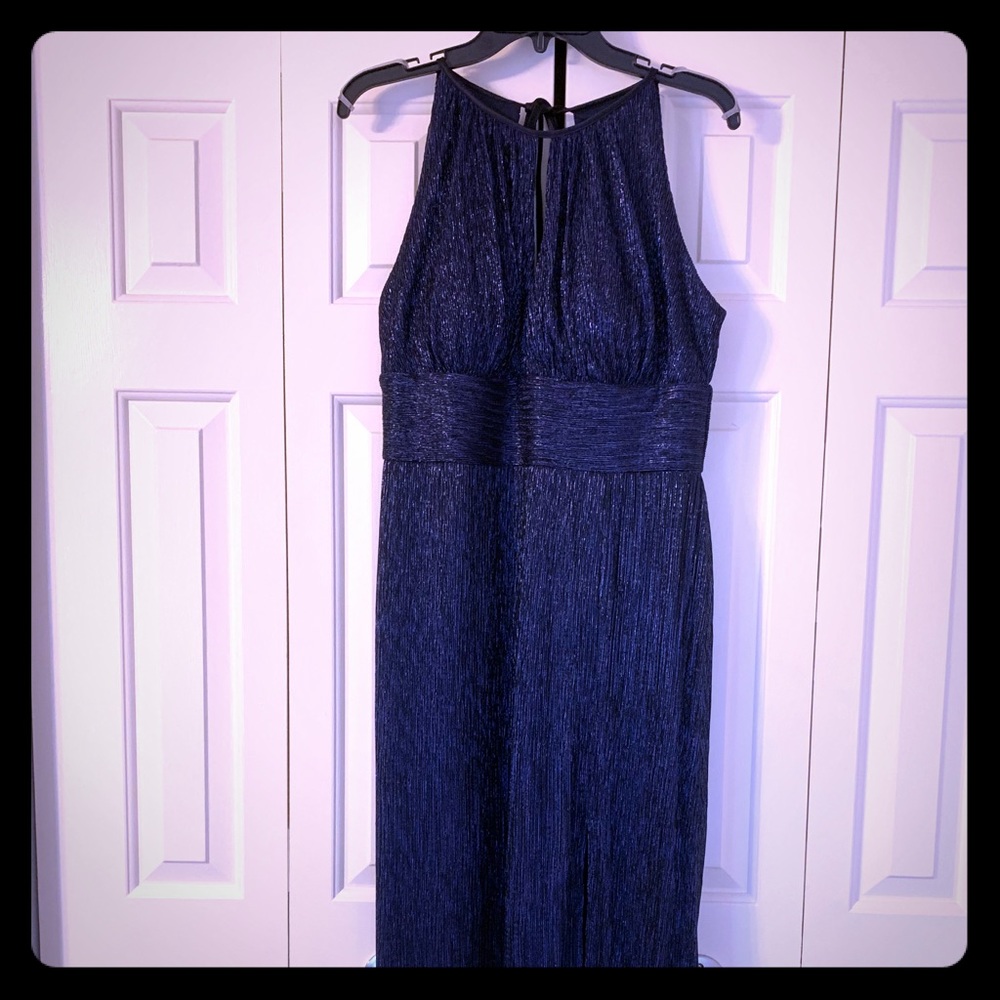Blue floor length gown/dress. New with tags.